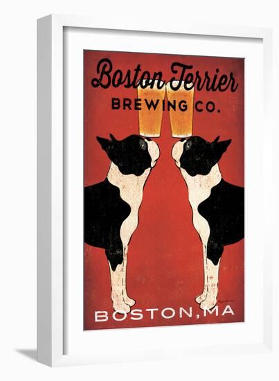Boston Terrier Brewing Co Boston-Ryan Fowler-Framed Art Print