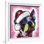 Boston Terrier Christmas-Dean Russo-Framed Giclee Print