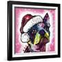 Boston Terrier Christmas-Dean Russo-Framed Giclee Print