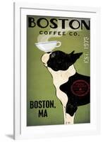 Boston Terrier Coffee Boston-Ryan Fowler-Framed Art Print