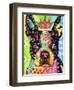 Boston Terrier Crowned-Dean Russo-Framed Giclee Print