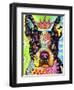 Boston Terrier Crowned-Dean Russo-Framed Giclee Print