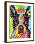 Boston Terrier Crowned-Dean Russo-Framed Giclee Print