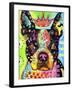 Boston Terrier Crowned-Dean Russo-Framed Giclee Print