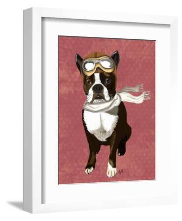 ACEO art print Dog 134 Boston Terrier Buttefly from original painting L.Dumas 