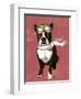 Boston Terrier Flying Ace-Fab Funky-Framed Art Print