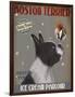 Boston Terrier Ice Cream-Fab Funky-Framed Premium Giclee Print