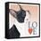 Boston Terrier Love-Tomoyo Pitcher-Framed Stretched Canvas