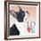 Boston Terrier Love-Tomoyo Pitcher-Framed Giclee Print