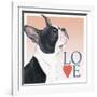 Boston Terrier Love-Tomoyo Pitcher-Framed Giclee Print