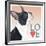 Boston Terrier Love-Tomoyo Pitcher-Framed Giclee Print