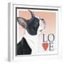 Boston Terrier Love-Tomoyo Pitcher-Framed Giclee Print