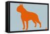 Boston Terrier Orange-NaxArt-Framed Stretched Canvas