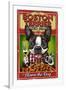 Boston Terrier - Retro Baked Beans Ad-Lantern Press-Framed Art Print