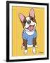 Boston Terrier Seal-Tomoyo Pitcher-Framed Giclee Print