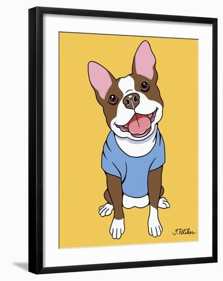 Boston Terrier Seal-Tomoyo Pitcher-Framed Giclee Print