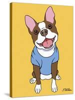 Boston Terrier Seal-Tomoyo Pitcher-Stretched Canvas