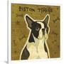 Boston Terrier (square)-John W^ Golden-Framed Giclee Print