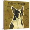 Boston Terrier-John Golden-Stretched Canvas