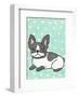 Boston Terrier-My Zoetrope-Framed Art Print