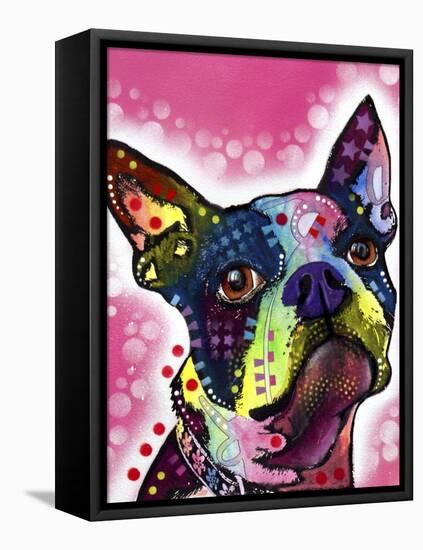 Boston Terrier-Dean Russo-Framed Stretched Canvas