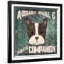 Boston Terrier-Ashley Sta Teresa-Framed Premium Giclee Print