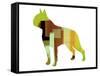 Boston Terrier-NaxArt-Framed Stretched Canvas