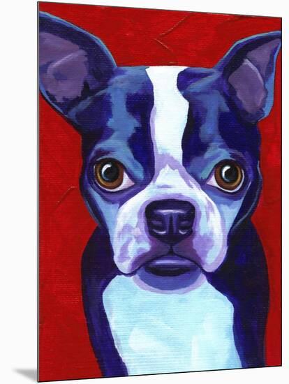 Boston Terrier-Corina St. Martin-Mounted Premium Giclee Print