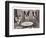 Boston Terriers Dining-Theo Westenberger-Framed Art Print