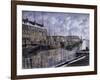 Boston: The Commercial Wharf-Stanton Manolakas-Framed Giclee Print