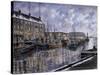 Boston: The Commercial Wharf-Stanton Manolakas-Stretched Canvas