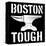 Boston Tough Black-SM Design-Stretched Canvas