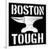 Boston Tough Black-SM Design-Framed Art Print