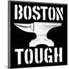Boston Tough Black-SM Design-Mounted Art Print