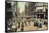 Boston: Washington Street-null-Framed Stretched Canvas