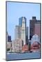 Boston Waterfront View with Urban City Skyline and Modern Architecture over Sea.-Songquan Deng-Mounted Photographic Print
