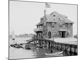 Boston Yacht Club, Marblehead, Mass.-null-Mounted Photo