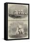 Boston Yacht Club Regatta-Edwin Weedon-Framed Stretched Canvas