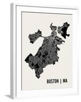 Boston-Mr City Printing-Framed Art Print