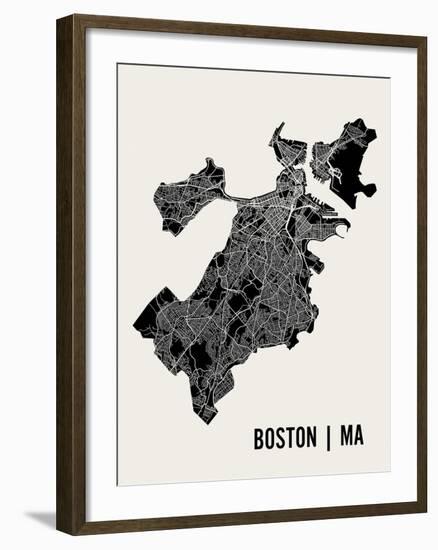 Boston-Mr City Printing-Framed Art Print