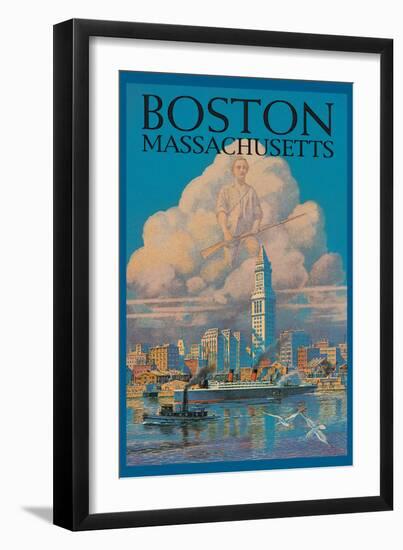 Boston-null-Framed Art Print