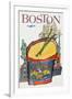 Boston-David Klein-Framed Art Print