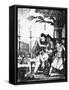 Bostonians Tarring and Feathering the Excise Man and Forcing Tea Down His Throat, Boston Tea Party-null-Framed Stretched Canvas