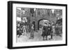 Boswell and Johnson Walking Down Fleet Street, London-null-Framed Art Print