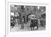 Boswell and Johnson Walking Down Fleet Street, London-null-Framed Premium Giclee Print