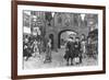 Boswell and Johnson Walking Down Fleet Street, London-null-Framed Premium Giclee Print