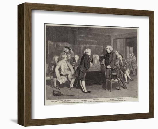 Boswell's Introduction to the Literary Club-Eyre Crowe-Framed Giclee Print