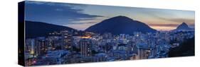 Botafogo and Humaita Neighbourhoods at twilight, elevated view, Rio de Janeiro, Brazil, South Ameri-Karol Kozlowski-Stretched Canvas