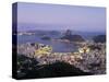 Botafogo and Sugarloaf Mountain from Corcovado, Rio de Janeiro, Brazil-Demetrio Carrasco-Stretched Canvas