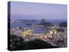 Botafogo and Sugarloaf Mountain from Corcovado, Rio de Janeiro, Brazil-Demetrio Carrasco-Stretched Canvas